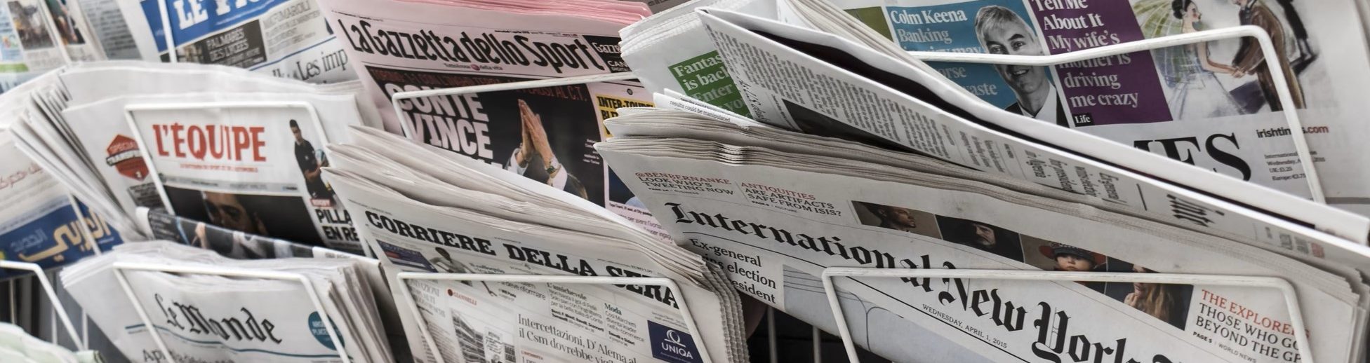 Newspapers-in-a-stand